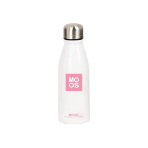 Botella portaliquidos safta metalica 500ml moos passion 240x60 mm