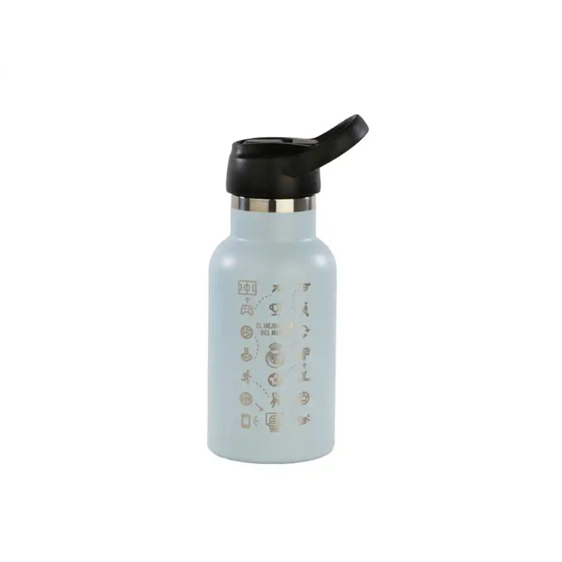 Botella portaliquidos safta termo 350ml runbotts real madrid 73x195x73 mm
