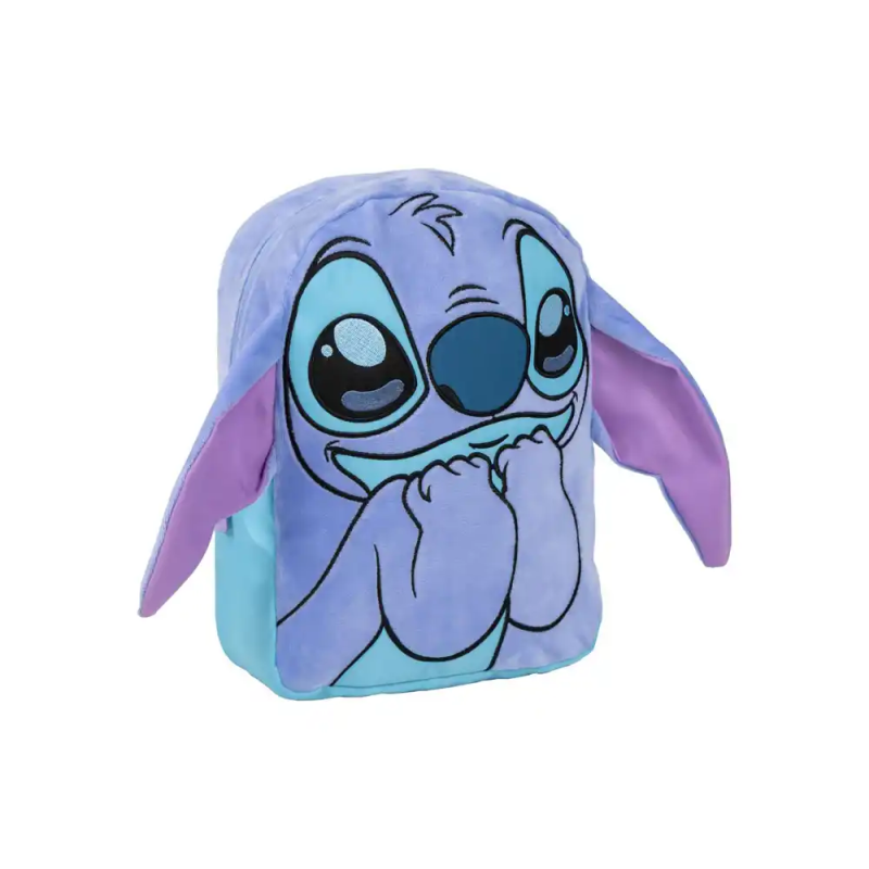 Mochila infantil personaje aplicaciones stitch 210x270x90 mm