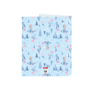 Carpeta carton folio 4 anillas mixtas safta frozen ice magic