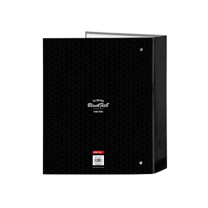 Carpeta carton folio 4 anillas safta lomo ancho blackfit8 old school