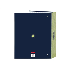 Carpeta carton folio 4 anillas safta lomo ancho munich north