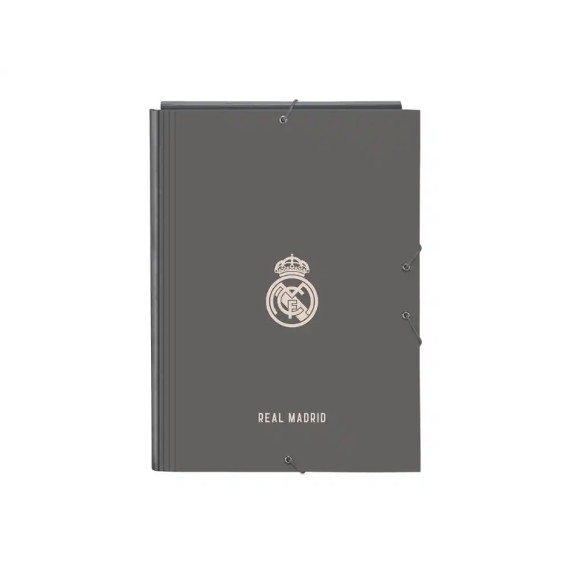 Carpeta carton folio gomas solapas safta real madrid 3 equipacion 24/25