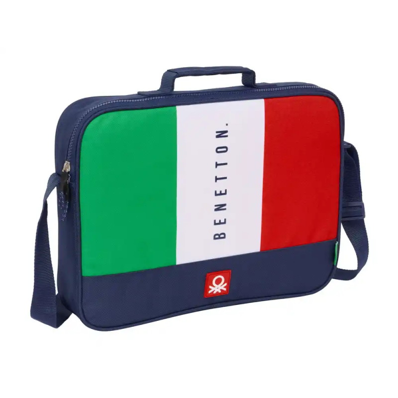Cartera escolar safta extraescolares benetton flag 280x380x60 mm