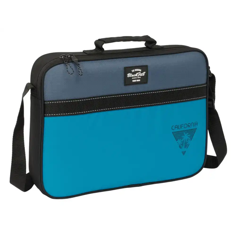 Cartera escolar safta extraescolares reciclado blackfit8 california 280x380x60 mm