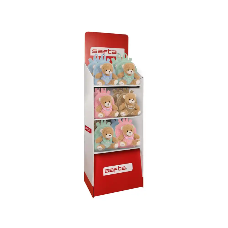 Expositor papeleria safta mochila osito 1900x600x380 mm