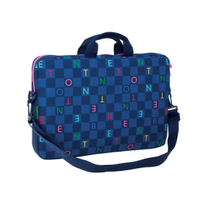 Funda para portatil 15,6/' safta benetton damero 270x400x40 mm