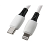 Cable usb-c a apple lightning q-connect pvc longitud 2m blanco
