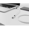 Cable usb-c a usb-a q-connect pvc longitud 1m blanco