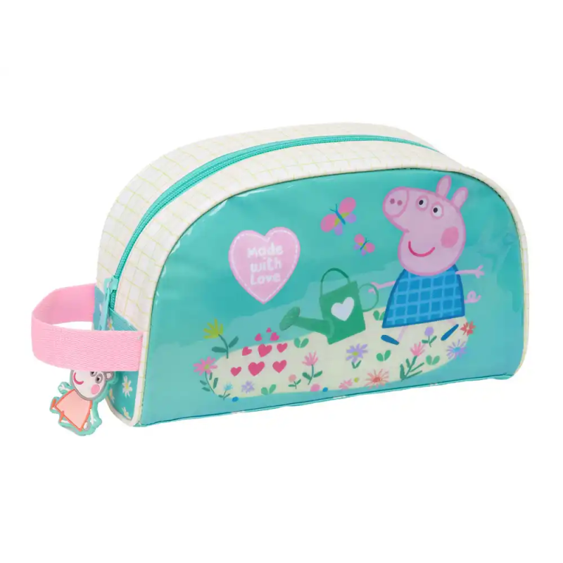 Neceser safta adaptable a carro peppa pig pretty flowers 160x260x90 mm