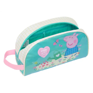 Neceser safta adaptable a carro peppa pig pretty flowers 160x260x90 mm