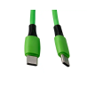Cable usb-c a usb-c q-connect pvc longitud 2m verde