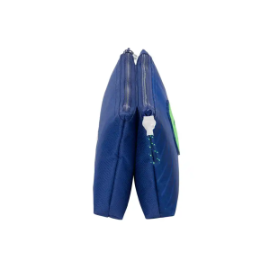 Neceser safta pequeño doble f.c. barcelona navy blue 100x220x80 mm