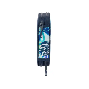 Plumier escolar safta doble pequeño 29 piezas el niño kook 195x125x40 mm