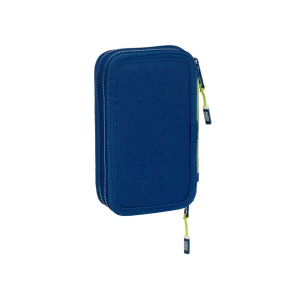 Plumier escolar safta doble pequeño 29 piezas munich north 195x125x40 mm
