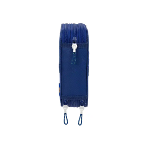 Plumier escolar safta triple 37 piezas f.c. barcelona navy blue 195x125x55 mm