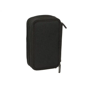 Plumier escolar safta triple 37 piezas kappa dark 195x125x55 mm