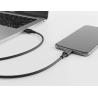 Cable usb-c a usb-c q-connect pvc longitud 2m negro
