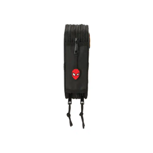Plumier escolar safta triple 37 piezas spider-man attack 195x125x55 mm