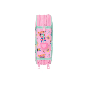 Plumier escolar safta triple 37 piezas superkitties 195x125x55 mm