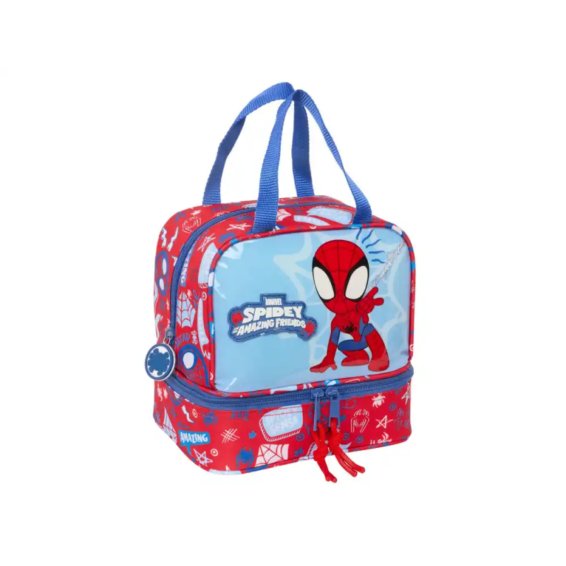 Portameriendas safta spidey rescue 200x200x150 mm
