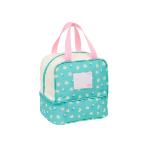 Portameriendas safta termo peppa pig pretty flowers 200x200x150 mm