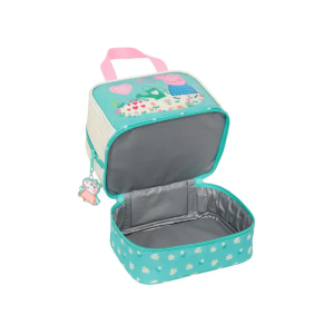 Portameriendas safta termo peppa pig pretty flowers 200x200x150 mm