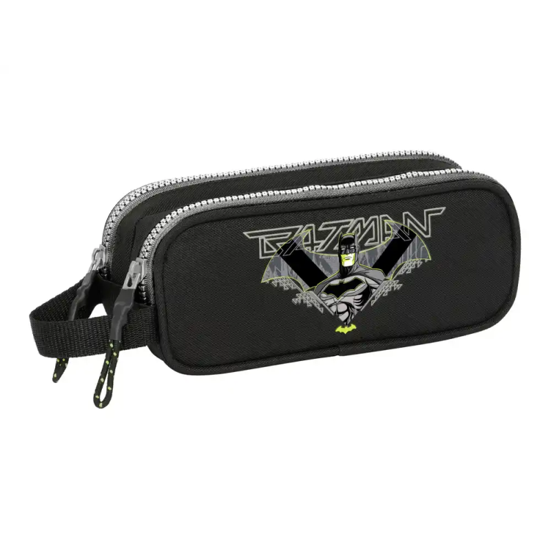 Bolso escolar portatodo safta doble batman game over 80x210x60 mm