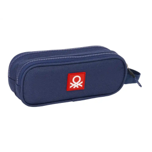 Bolso escolar portatodo safta doble benetton flag 80x210x60 mm