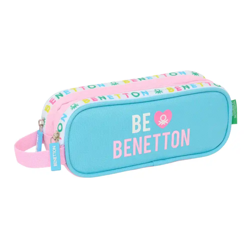 Bolso escolar portatodo safta doble benetton unique 80x210x60 mm
