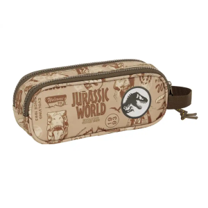 Bolso escolar portatodo safta doble jurassic world 80x210x60 mm