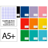 Libreta liderpapel smart a5 plus 16 hojas 75gr cuadro 4mm con margen