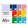 Libreta liderpapel smart a5 plus 16 hojas 75gr cuadro 4mm con margen