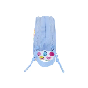 Bolso escolar portatodo safta doble reciclado smiley world joyful 80x210x60 mm