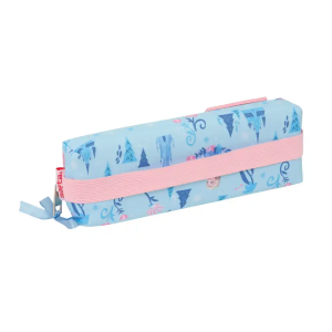 Bolso escolar portatodo safta rectangular con goma elastica 22cm frozen ice magic 40x220x70 mm
