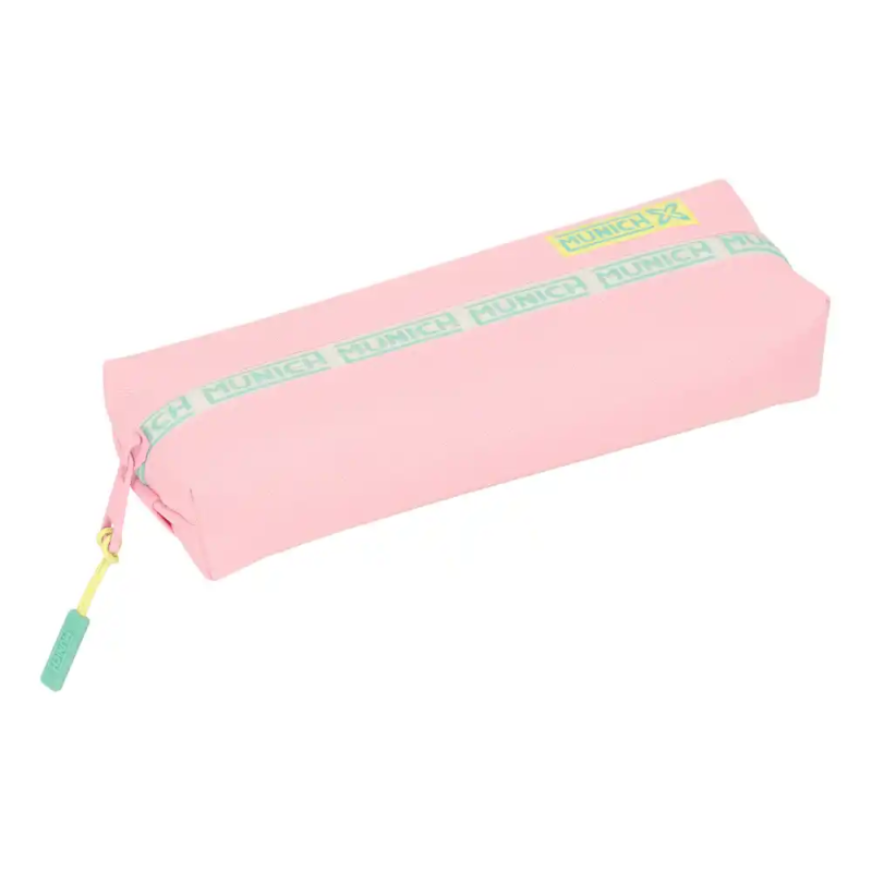 Bolso escolar portatodo safta rectangular con goma elastica 22cm munich candy 40x220x70 mm