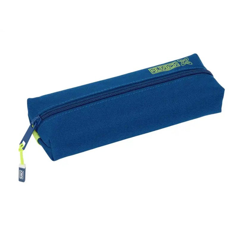 Bolso escolar portatodo safta rectangular con goma elastica 22cm munich north 40x220x70 mm