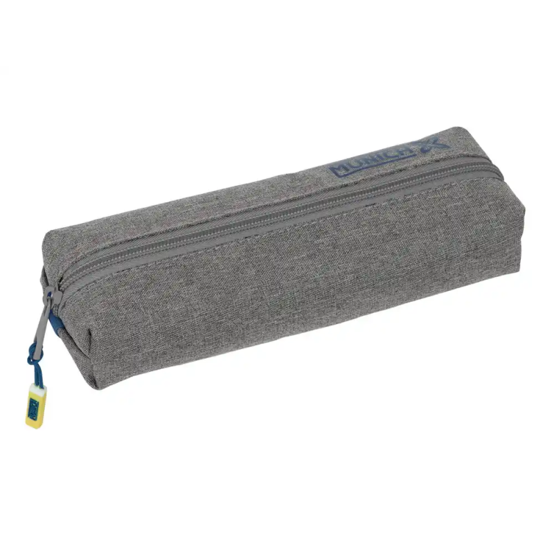 Bolso escolar portatodo safta rectangular con goma elastica 22cm munich street 40x220x70 mm