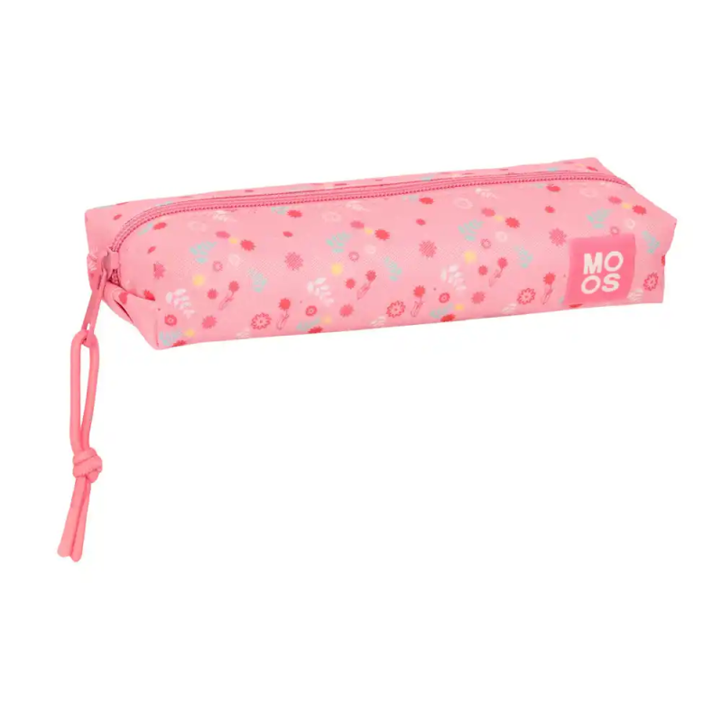 Bolso escolar portatodo safta rectangular con goma elastica 22cm reciclado moos passion 40x220x70 mm