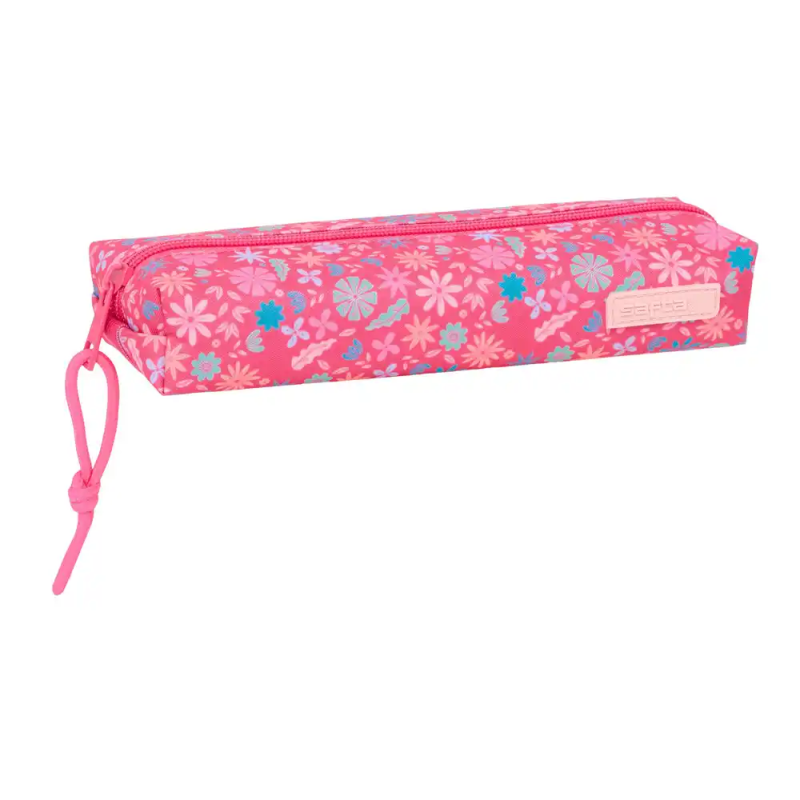 Bolso escolar portatodo safta rectangular con goma elastica 22cm safta feeling 40x220x70 mm