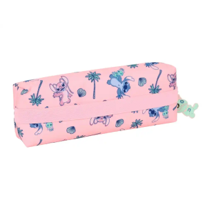 Bolso escolar portatodo safta rectangular con goma elastica 22cm stitch beach 40x220x70 mm