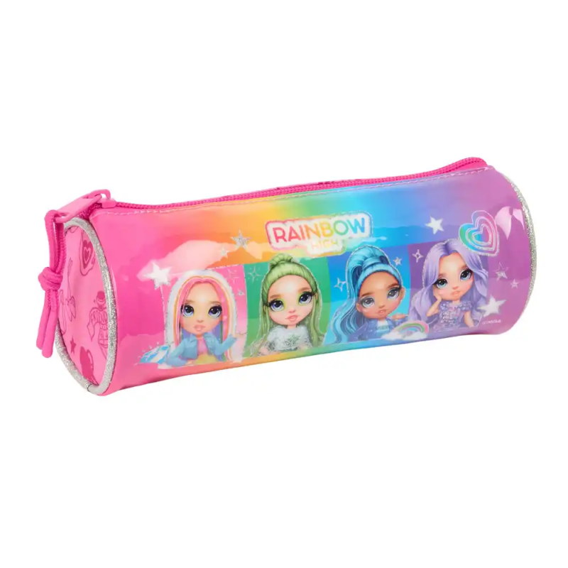 Bolso escolar portatodo safta redondo rainbow high shine 70x200x70 mm
