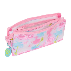 Bolso escolar portatodo safta triple barbie 120x220x30 mm