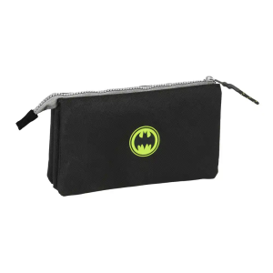 Bolso escolar portatodo safta triple batman game over 120x220x30 mm