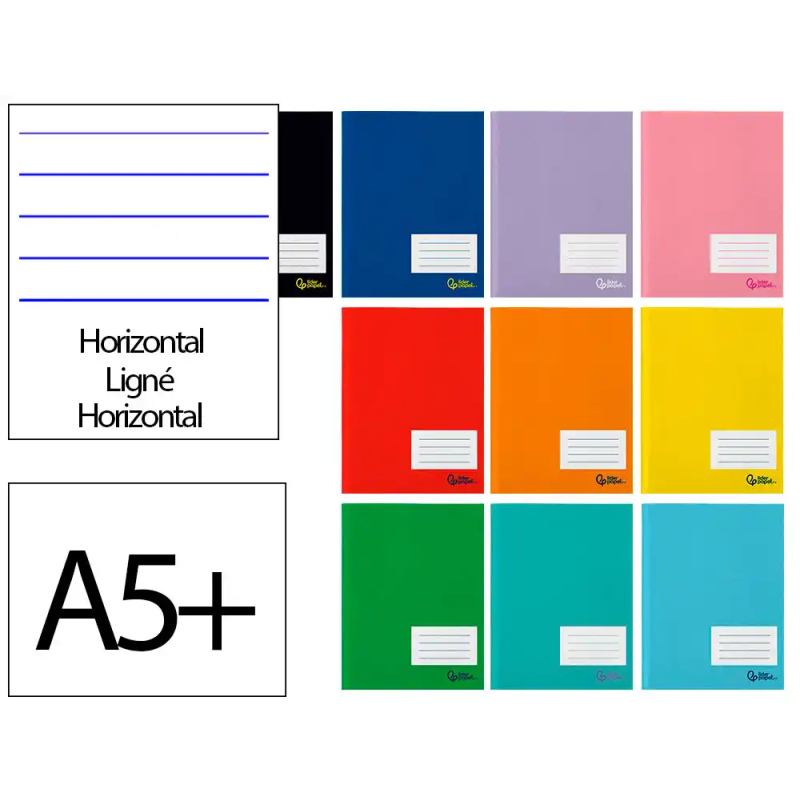 Libreta liderpapel smart a5 plus 32 hojas 75gr horizontal con margen