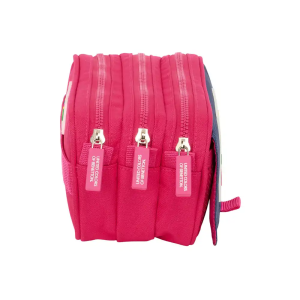 Bolso escolar portatodo safta triple big benetton cherry 100x215x80 mm