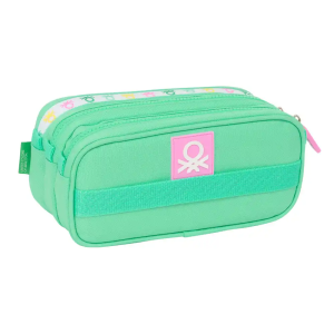 Bolso escolar portatodo safta triple big benetton mint 100x215x80 mm