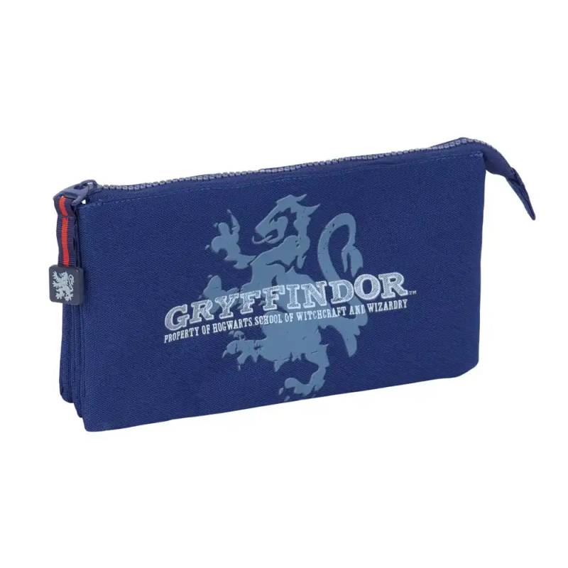 Bolso escolar portatodo safta triple harry potter captain 120x220x30 mm