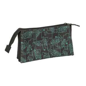 Bolso escolar portatodo safta triple nerf game 120x220x30 mm