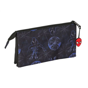 Bolso escolar portatodo safta triple spider-man attack 120x220x30 mm